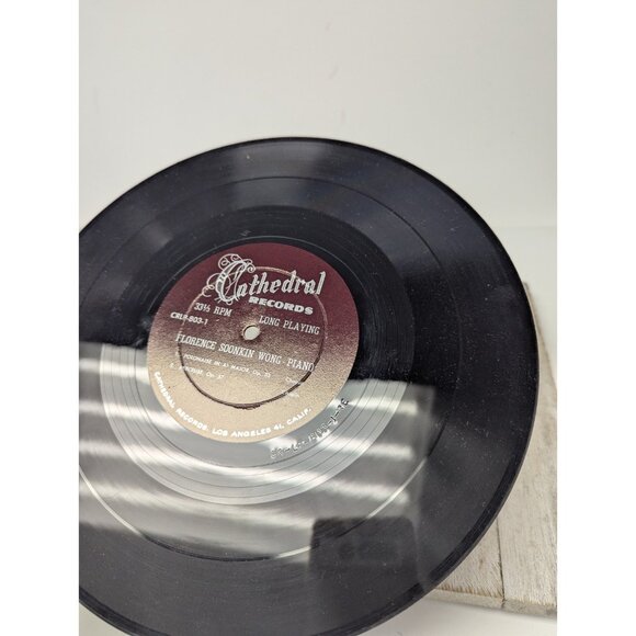 Florence Soonkin Wong Concert Pianist Album CRLP 803 Cathedral Records - Picture 8 of 14